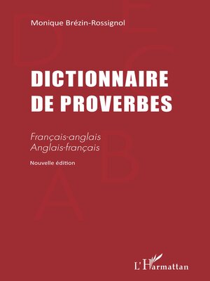cover image of Dictionnaire de Proverbes